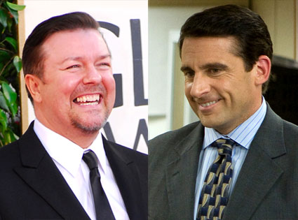 Ricky Gervais, Steve Carell Ricky Gervais, Steve Carell